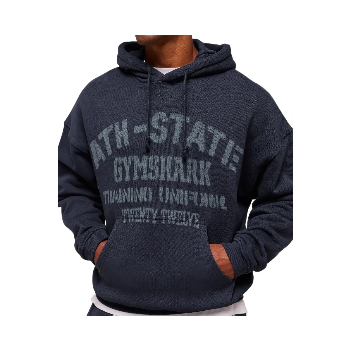 Gymshark Collegiate Hoodie - Heavy Blue - HypeFly India View 5
