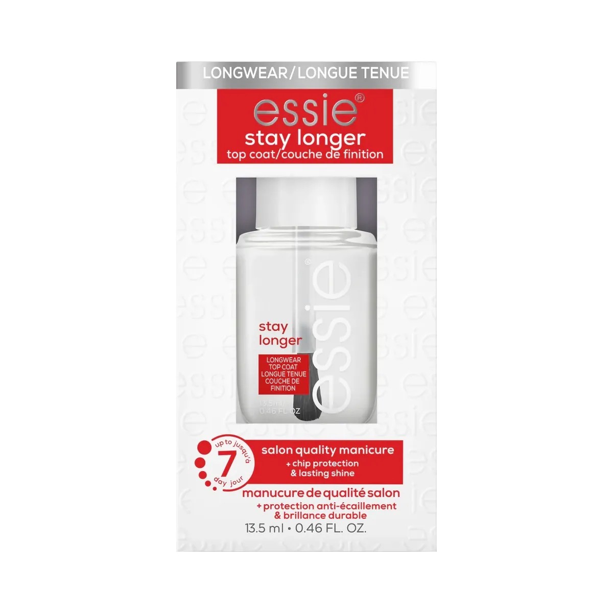 Essie Stay Longer Top Coat, Chip Protector & Lasting Shine - HypeFly India View 2