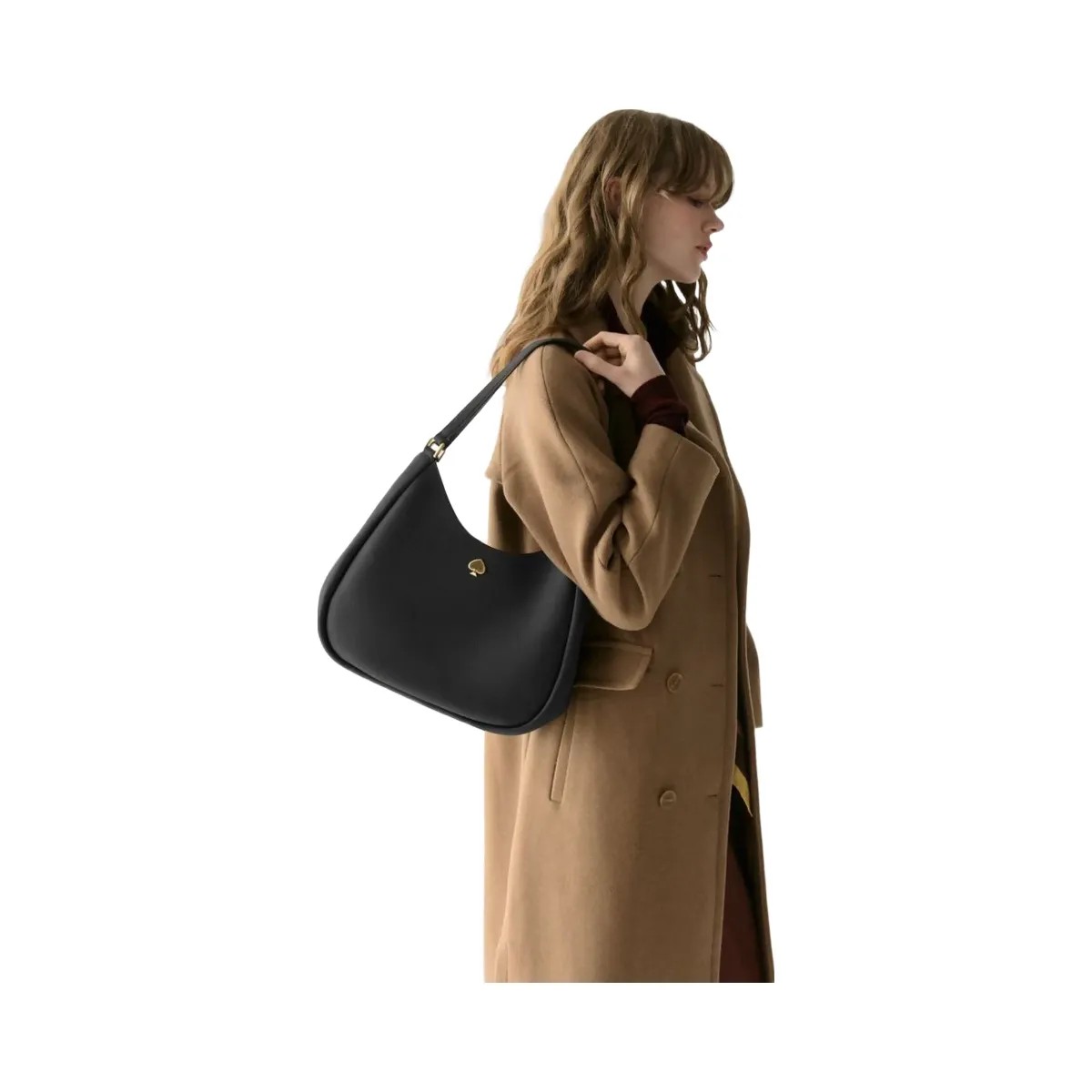 Kate Spade Kayla Large Triple Compartment Shoulder Bag Black - HypeFly India View 2