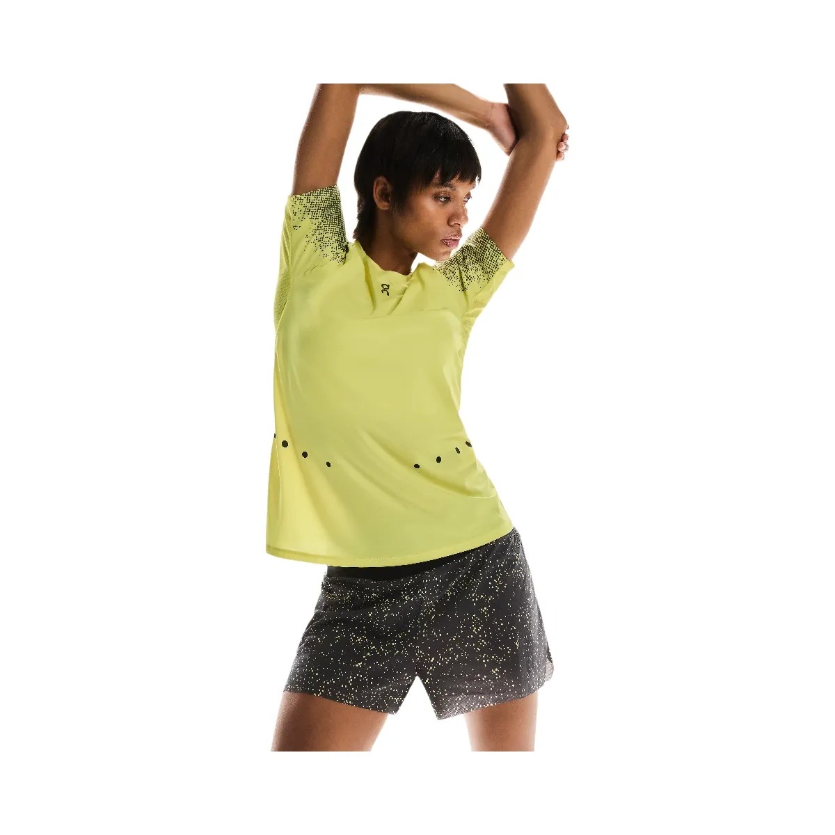 On Ultra Shorts Iron | Lime - HypeFly India View 2