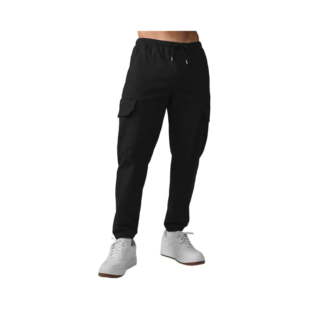 Alo Men's Edition Sueded Jogger - Black - HypeFly India View 4