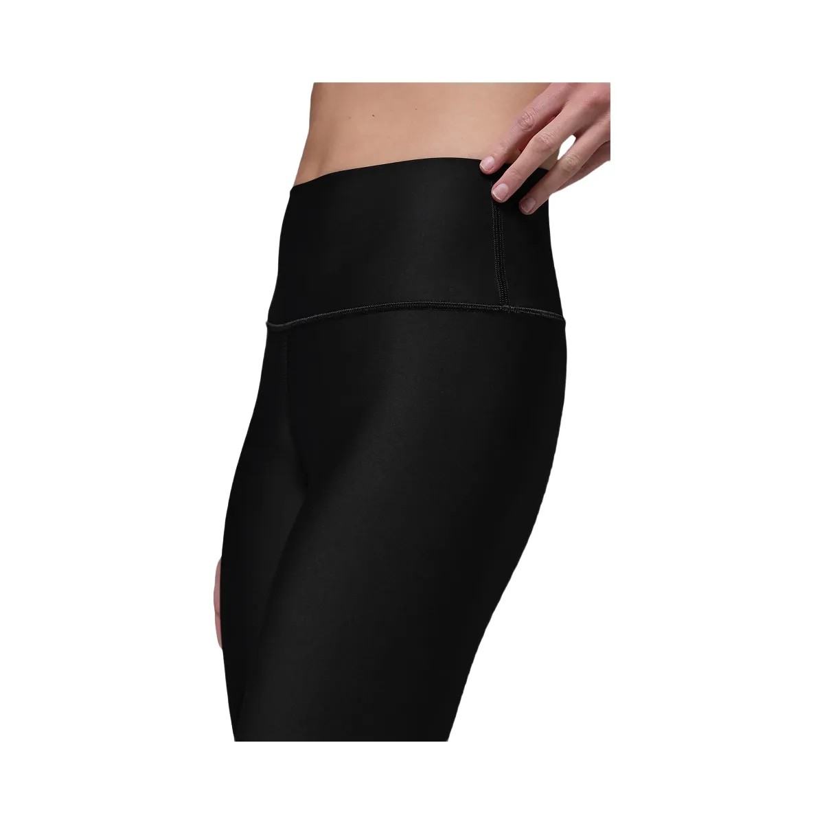 Alo Women's High-Waist Airlift Capri - Black - HypeFly India View 2