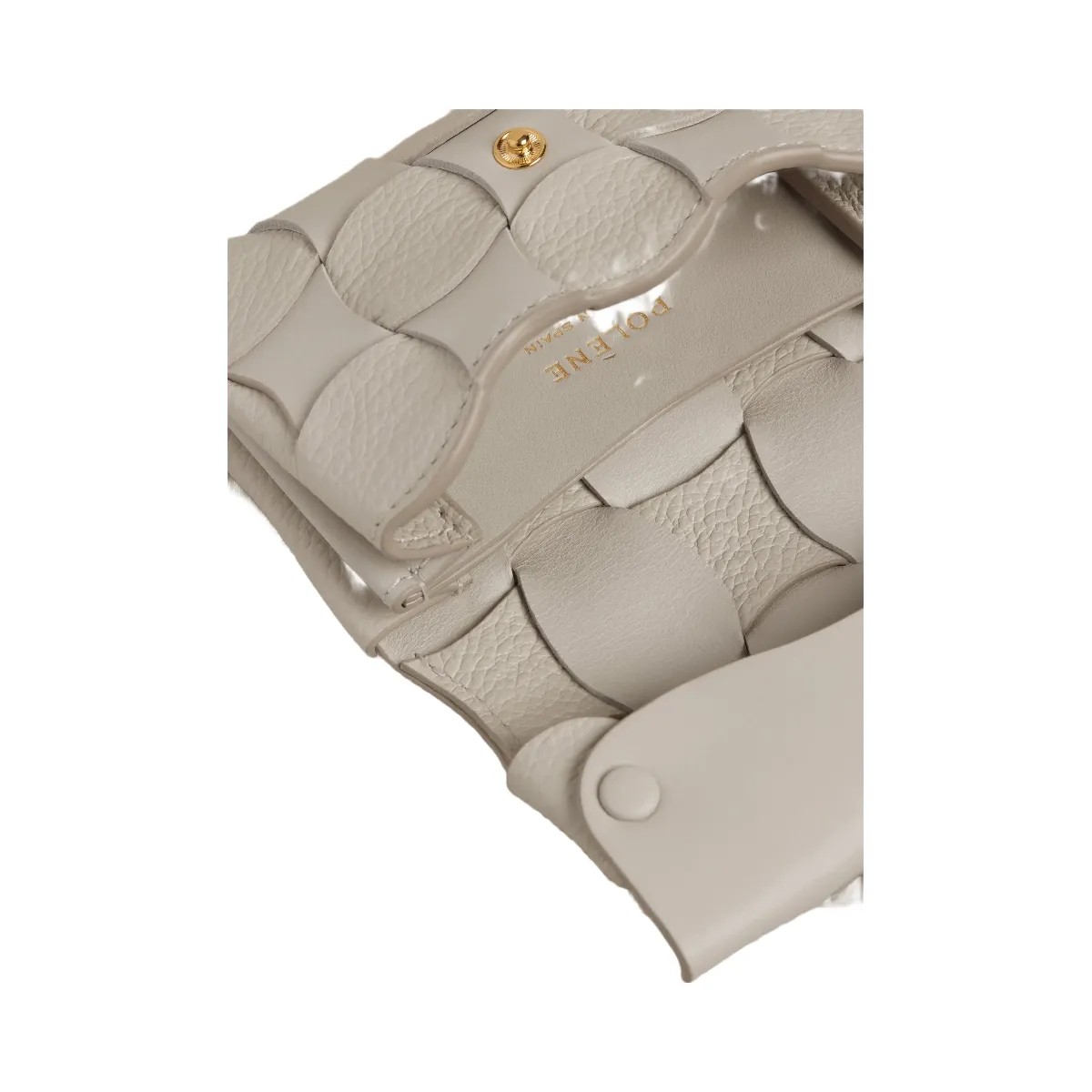 Polene Neiti Card Holder Duo Chalk - HypeFly India View 3