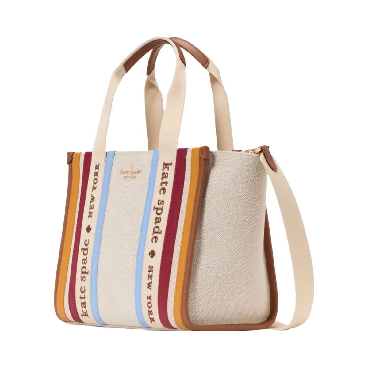 Kate Spade Kip Stripe Small Tote Multi - HypeFly India View 3