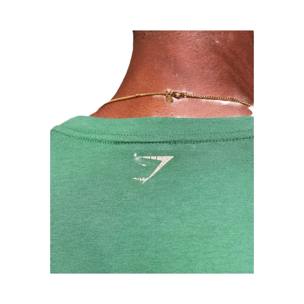Gymshark Worn Graphic Long Sleeve T-Shirt - Lift Green - HypeFly India View 5