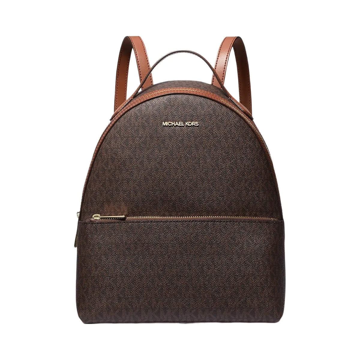 Michael Kors Sheila Medium Logo Backpack Brown - HypeFly India View 1