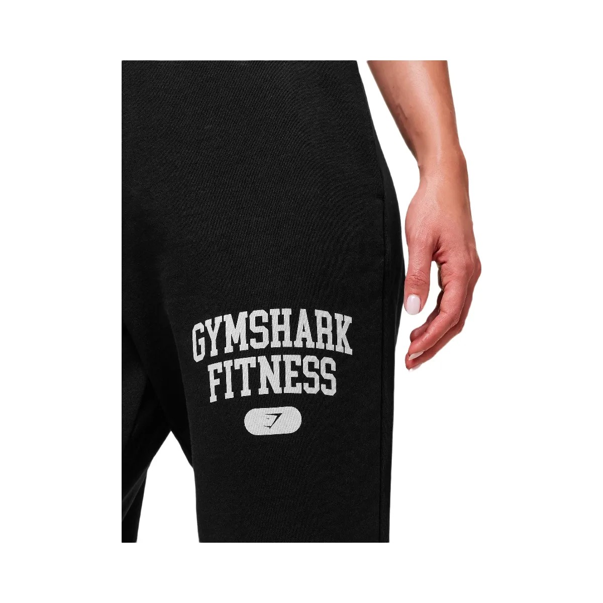 Gymshark Campus Graphic Oversized Jogger - Black - HypeFly India View 3