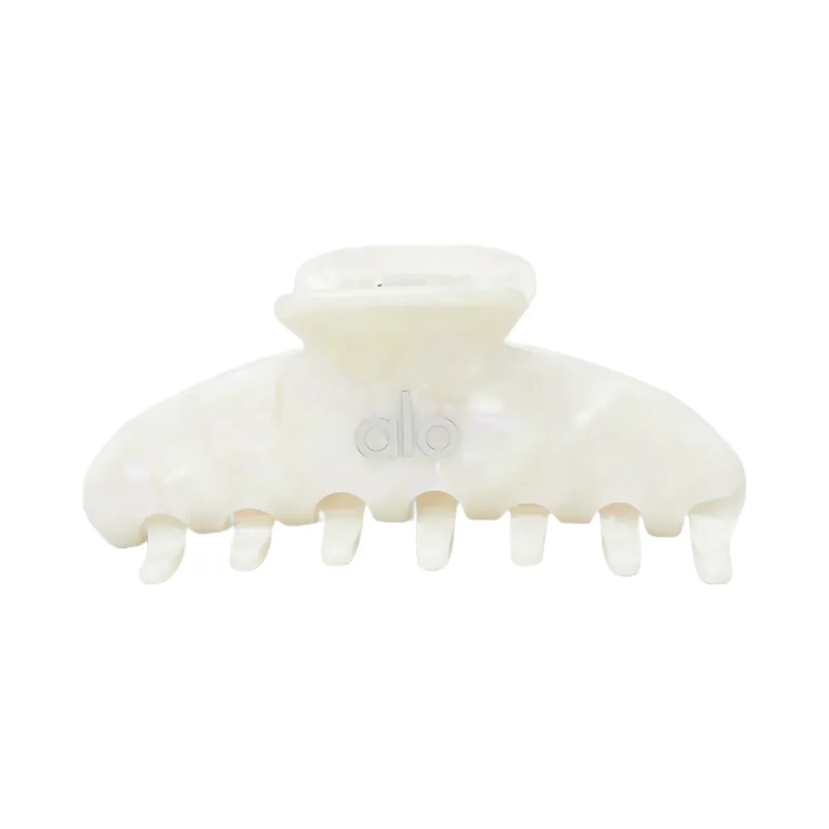 Alo 90's Claw Clip - White Pearl - HypeFly India View 1