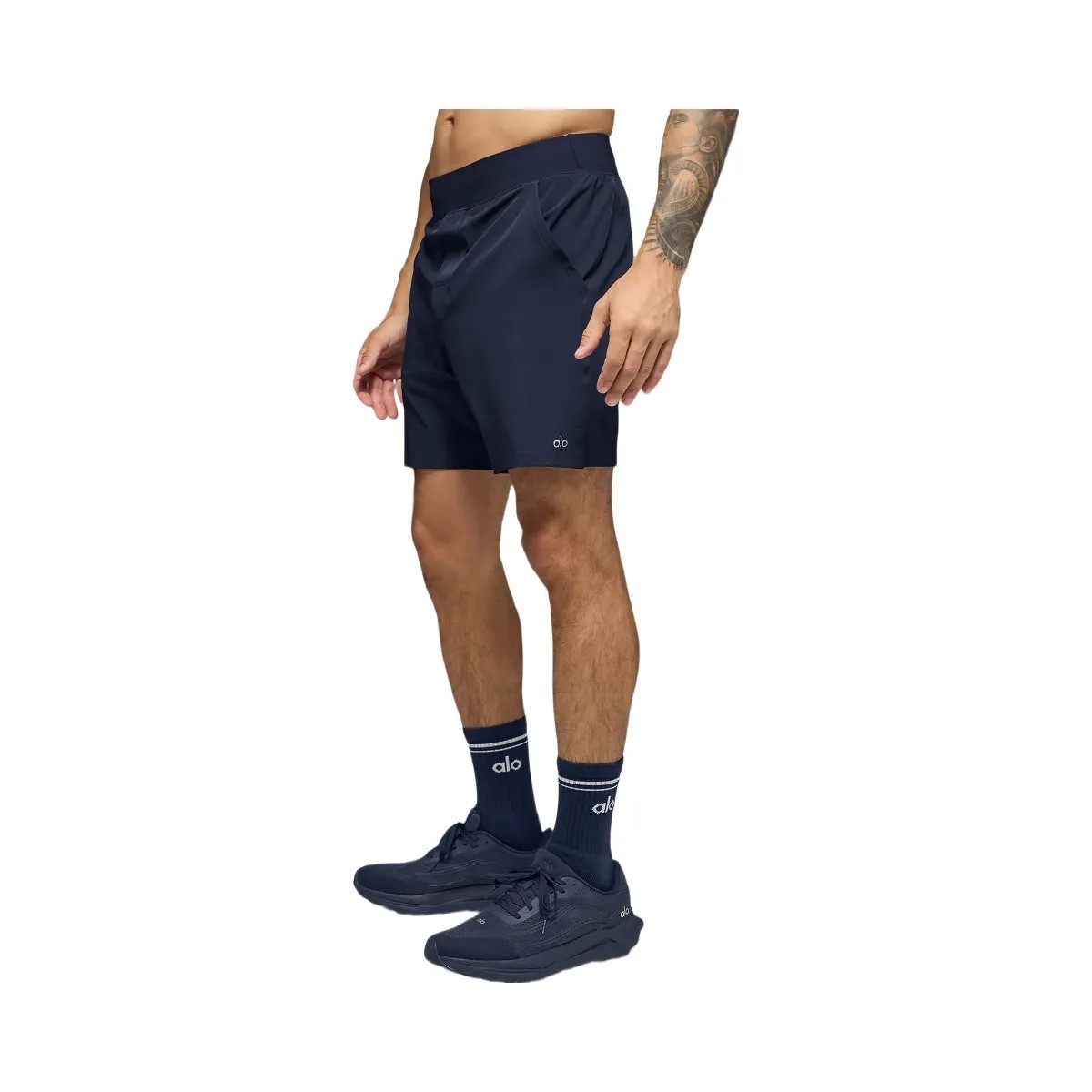 Alo Men's 5" Repetition Short - Navy - HypeFly India View 3