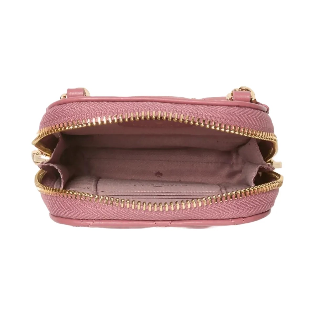 Kate Spade Carey Quilted Studded Phone Chain Crossbody Pomegranate - HypeFly India View 4