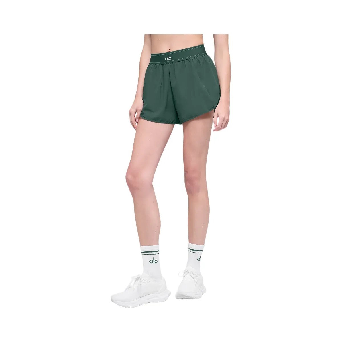 Alo Women's Match Point Short - Clover Green - HypeFly India View 5