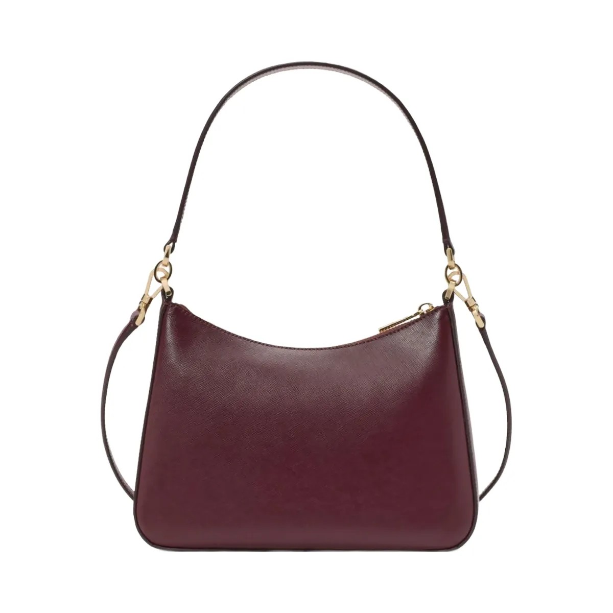 Kate Spade Margot Floral Applique Shoulder Bag Dark Merlot - HypeFly India View 1