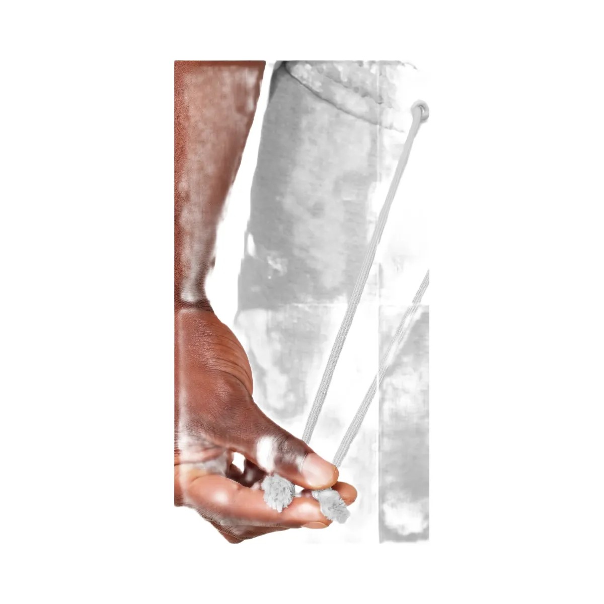 Gymshark Olde English Joggers - Soft Grey Marl - HypeFly India View 6