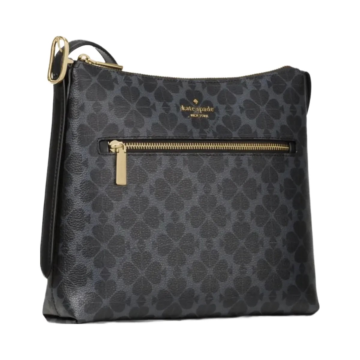 Kate Spade Flower Large Swingpack Buckle Crossbody Black - HypeFly India View 3