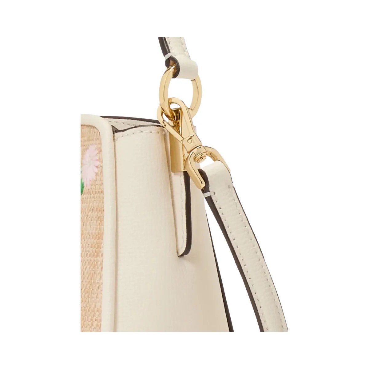 Kate Spade Phoebe Straw Mini Top Handle Crossbody Natural Multi - HypeFly India View 6
