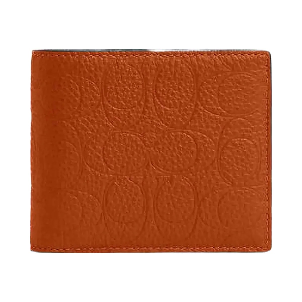 Coach 3 In 1 Wallet In Signature Leather Pebbled Leather-Qb-Toffee - HypeFly India View 1