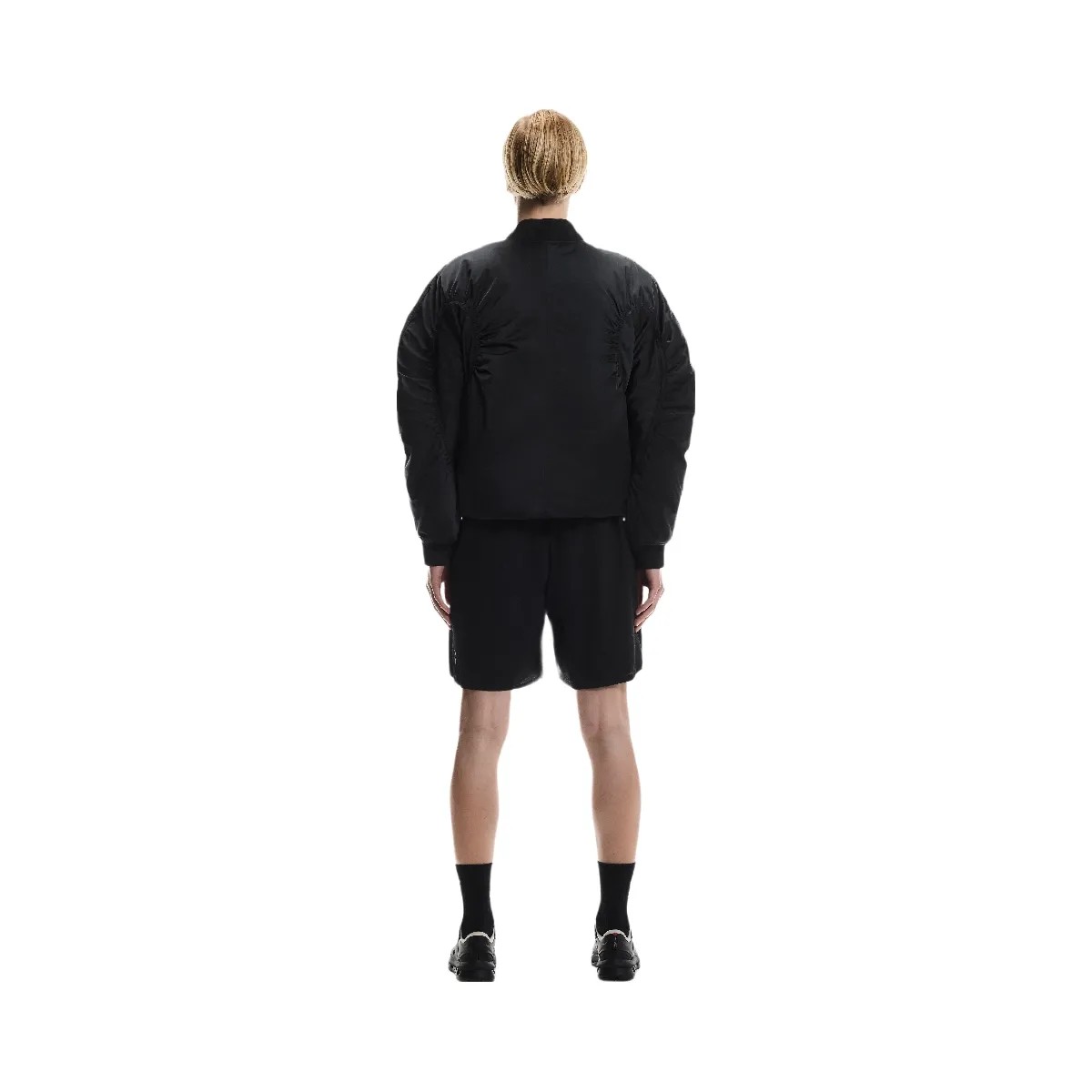 On Bomber Jacket Black - HypeFly India View 3