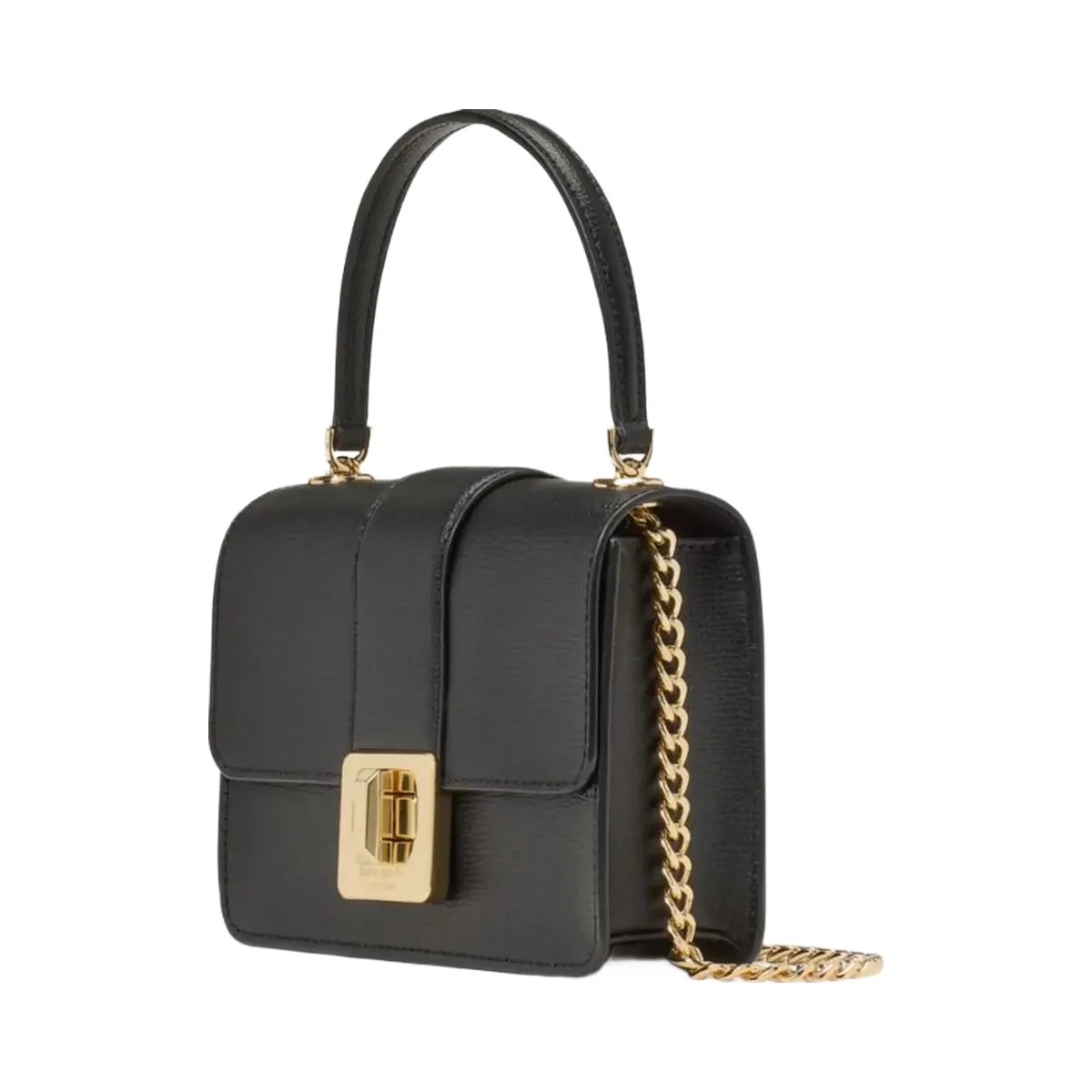 Kate Spade Phoebe Turnlock Mini Flap Crossbody Black - HypeFly India View 3