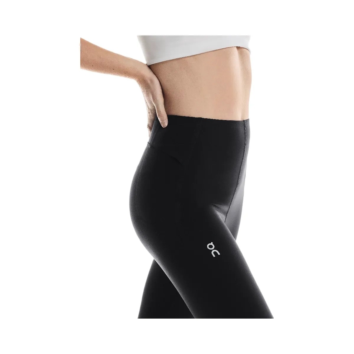 On Train Tights 7/8 Black  - HypeFly India View 5