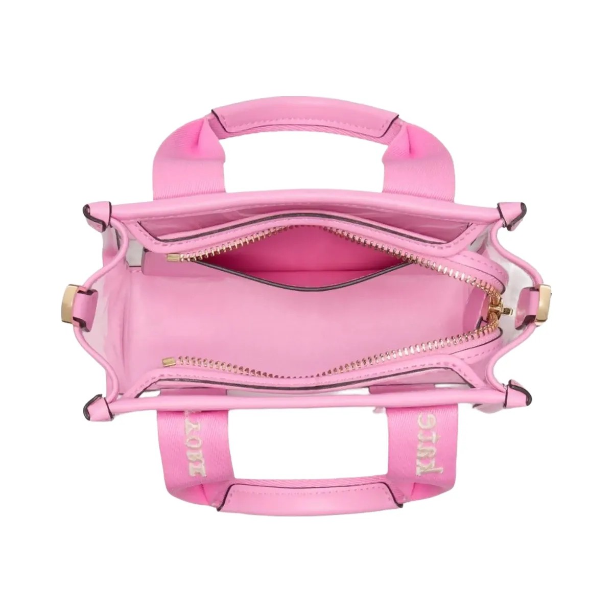 Kate Spade Kip Clear Mini Tote Surf Pink - HypeFly India View 4