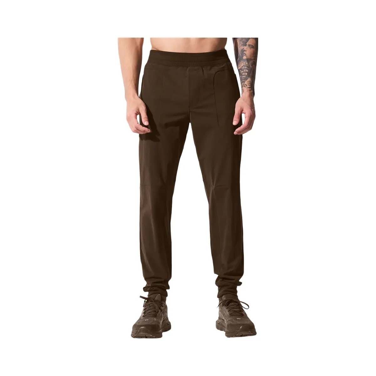 Alo Men's Co-Op Pant (Long) - Espresso - HypeFly India View 1