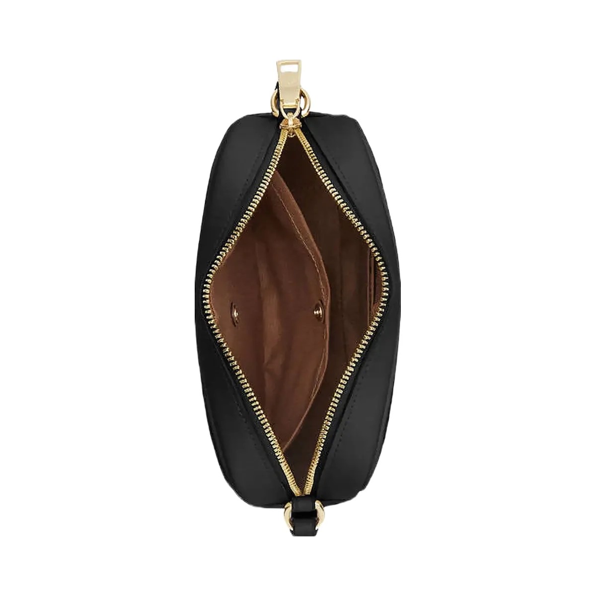 Coach Mini Jamie Camera Bag In Signature Canvas Signature Canvas-Gold-Walnut-Black - HypeFly India View 4