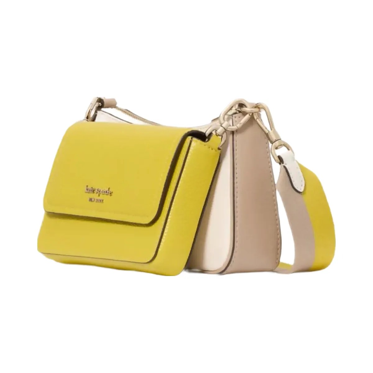 Kate Spade Double Up Colorblocked Crossbody Tigers Eye Multi - HypeFly India View 3