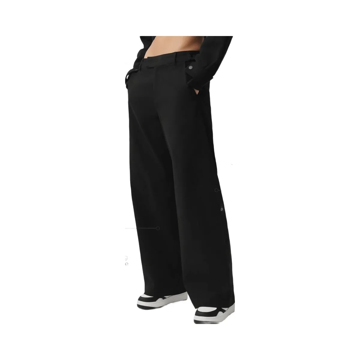 Alo Women's High Road Straight Leg Pant - Black - HypeFly India View 2