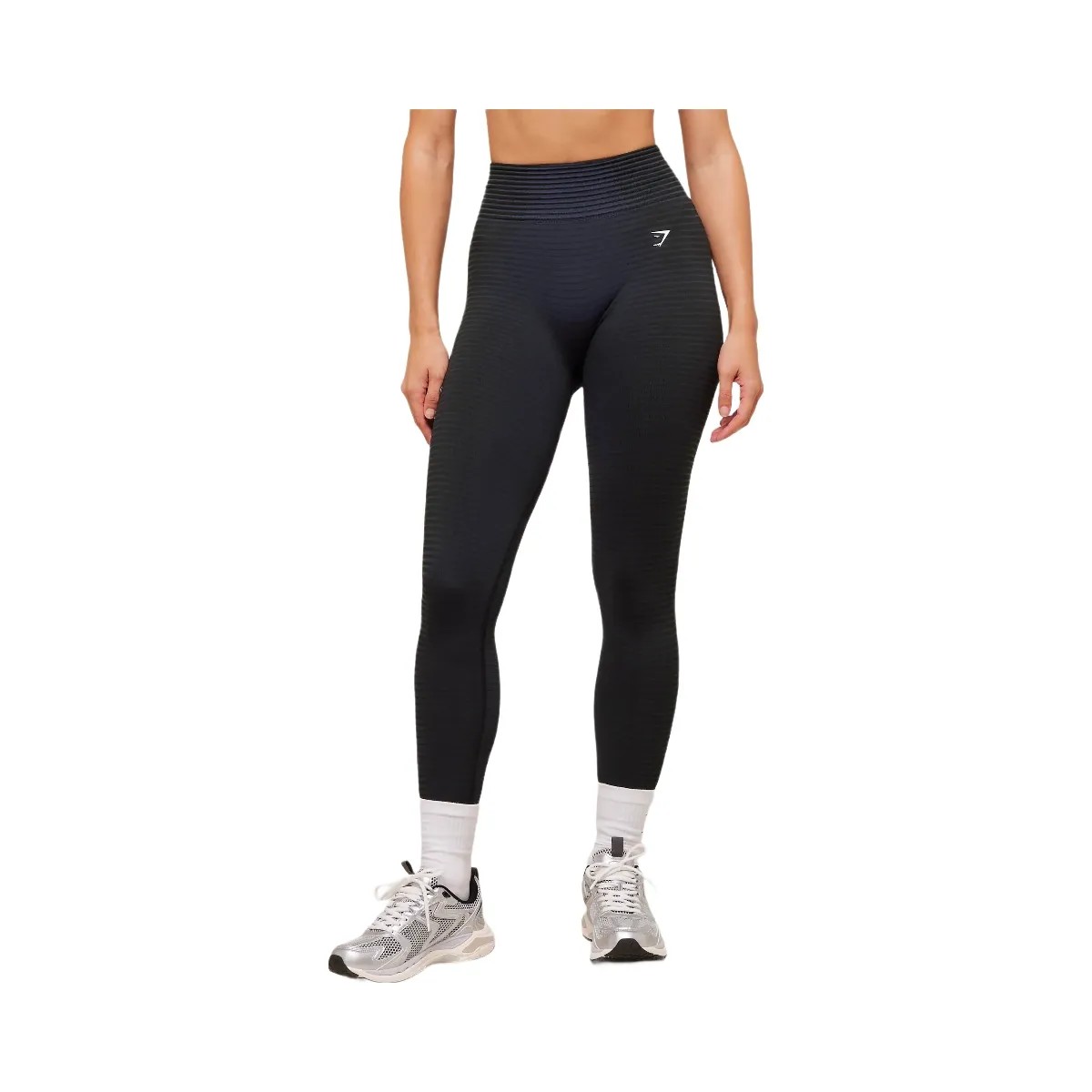Gymshark Sport Seamless Leggings - Heavy Blue/Black - HypeFly India View 1