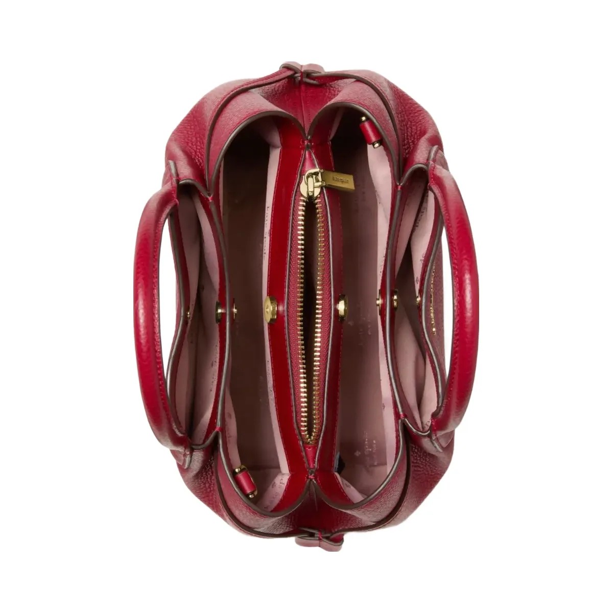 Kate Spade Dumpling Small Satchel Bag Red Jam - HypeFly India View 3