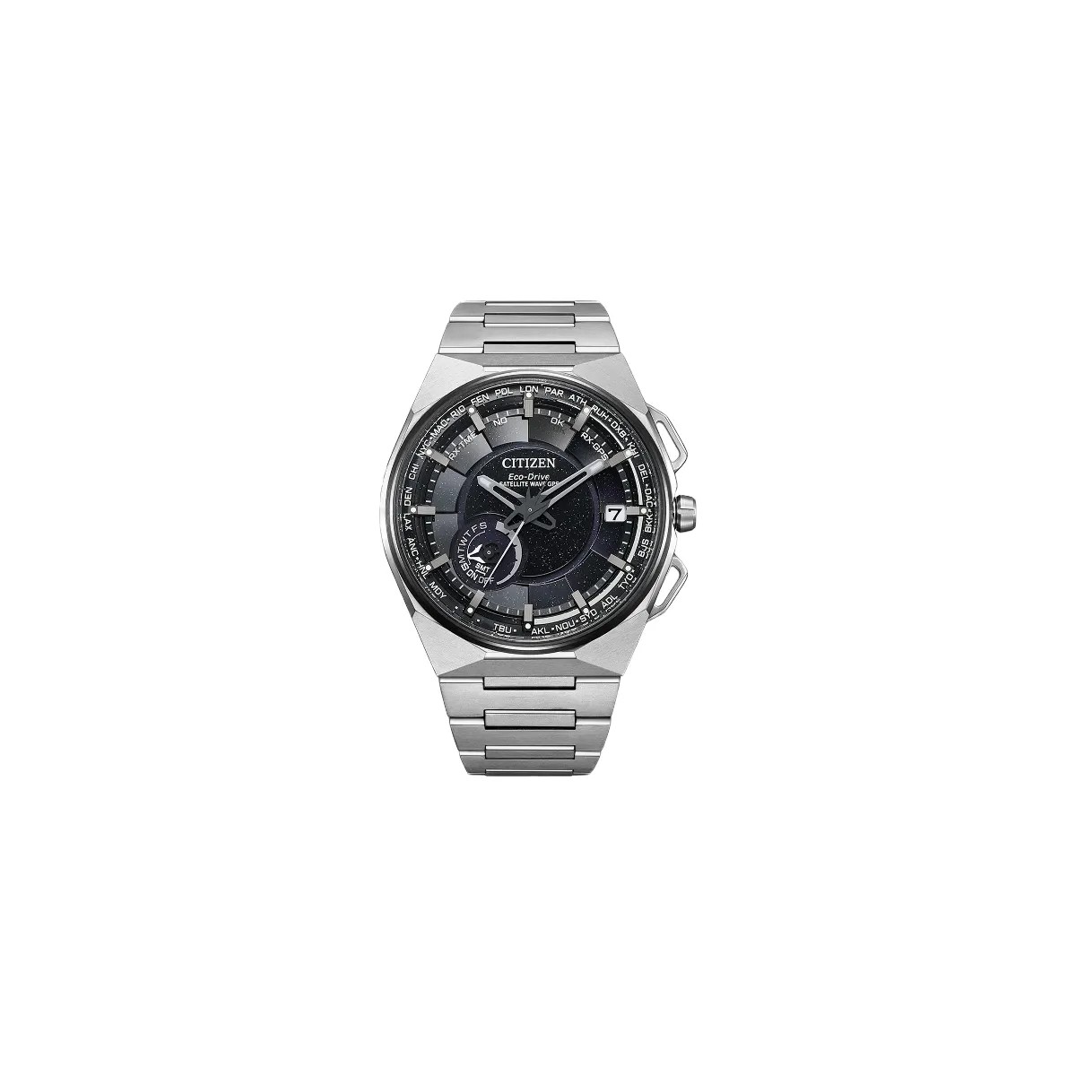 Citizen Satellite Wave X Titanium Gents Watch Black Dial - HypeFly India View 1