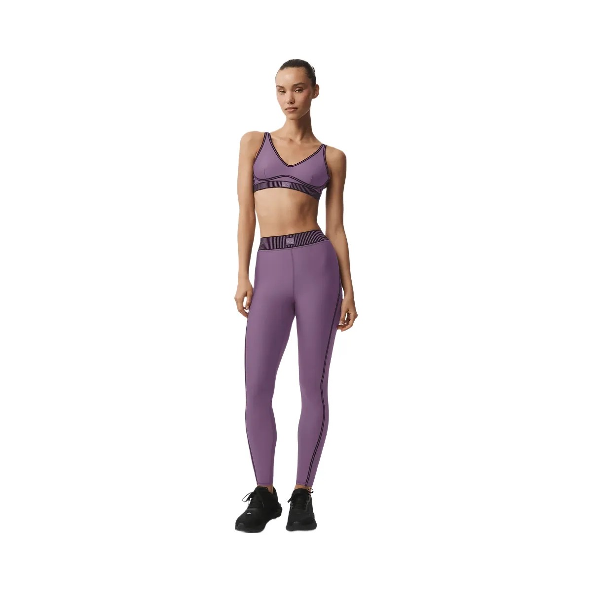 Alo Women's Airlift Line Up Bra - Plum Kiss - HypeFly India View 1