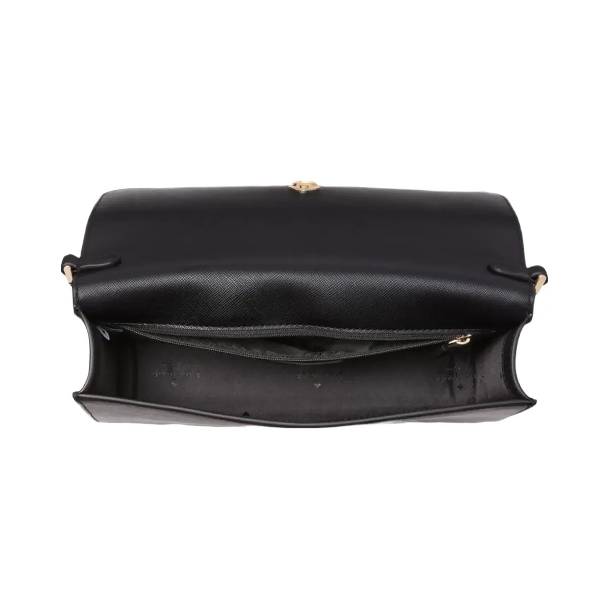 Kate Spade Madison Willow Medium Flap Convertible Crossbody Purse Black - HypeFly India View 4