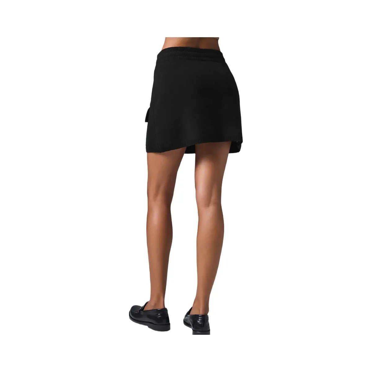 Alo Women's Scholar Knit Cargo Skirt - Black - HypeFly India View 2