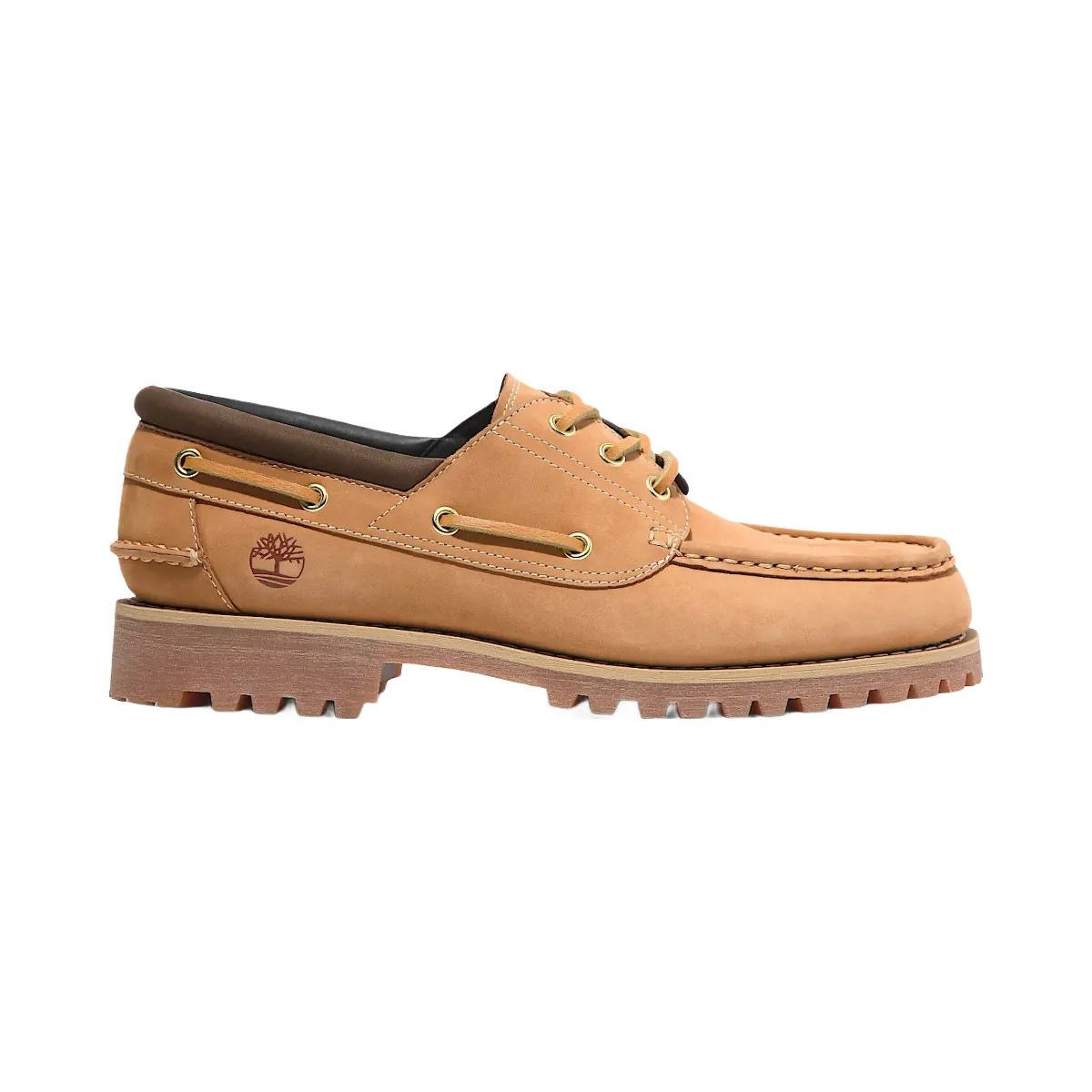Timberland 3-Eye Lug Handsewn Boat Shoe Wheat - HypeFly India View 1