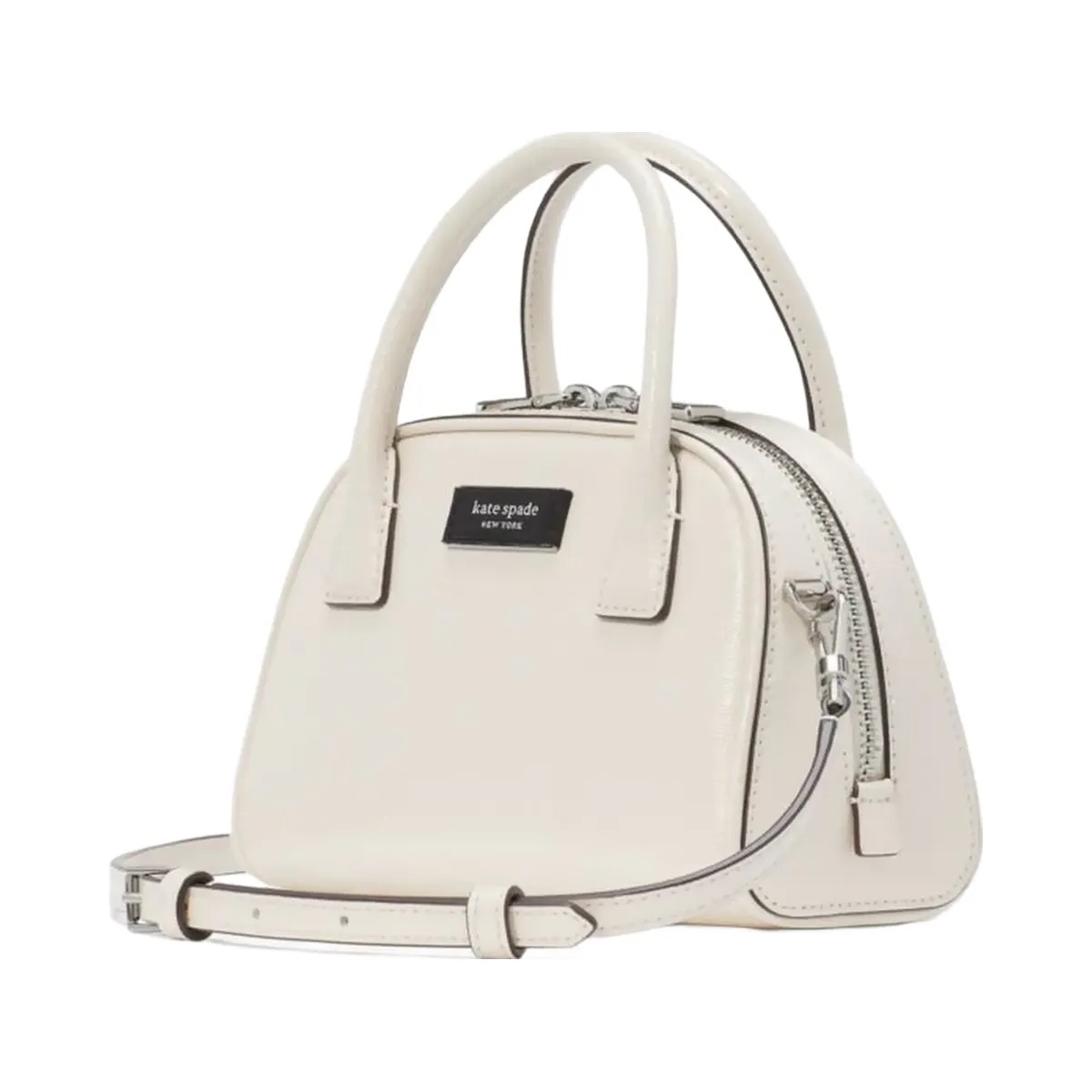 Kate Spade Sam Icon Mini Duffle Bag Parchment - HypeFly India View 1