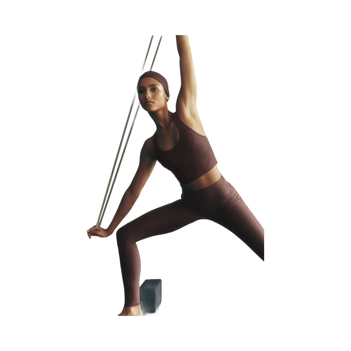 Alo Women's Airlift Super Sleek Bra Tank - Brownstone - HypeFly India View 6