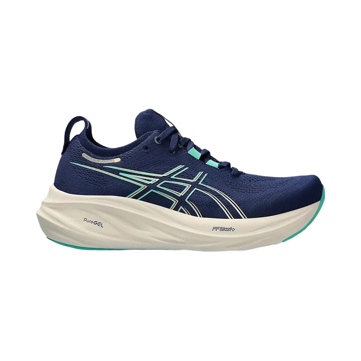 Asics Gel-Nimbus 26 Blue Expanse Aurora Green (Women'S) - HypeFly India View 1
