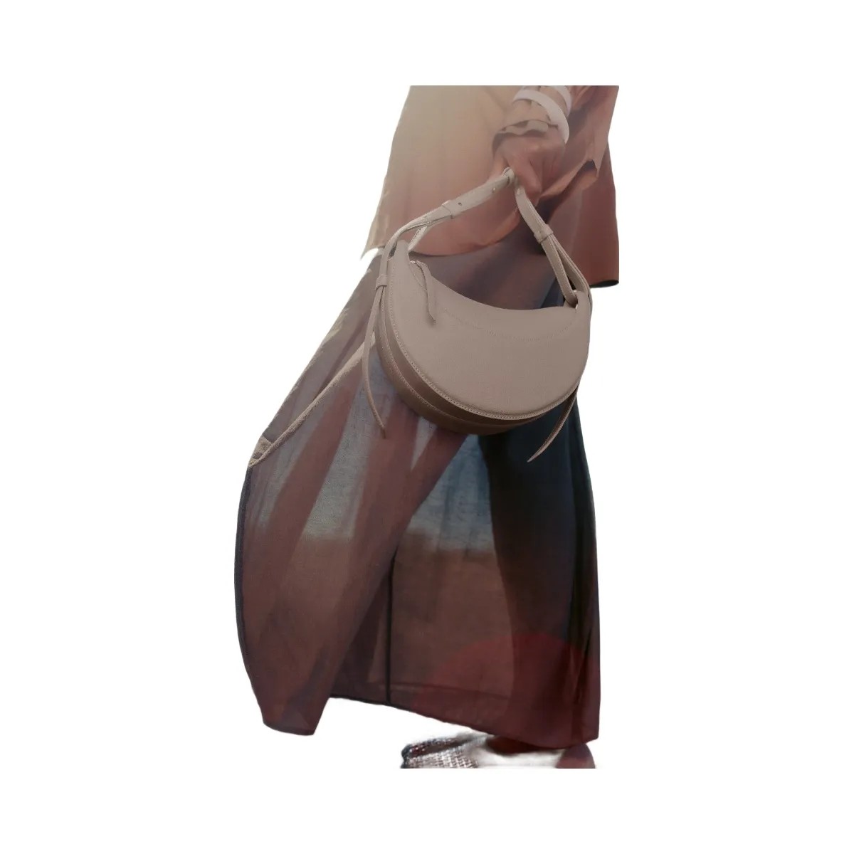 Polene Numero Dix Textured Taupe - HypeFly India View 5