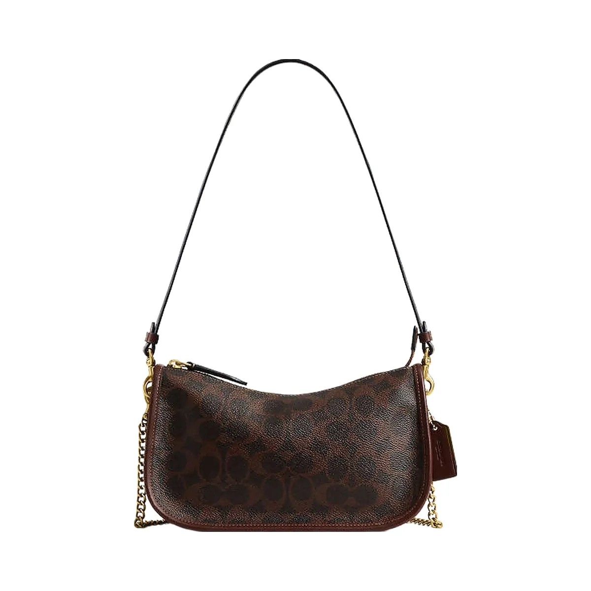 Coach Waverly Bag In Signature Canvas Signature Canvas-Brass-Maple - HypeFly India View 1