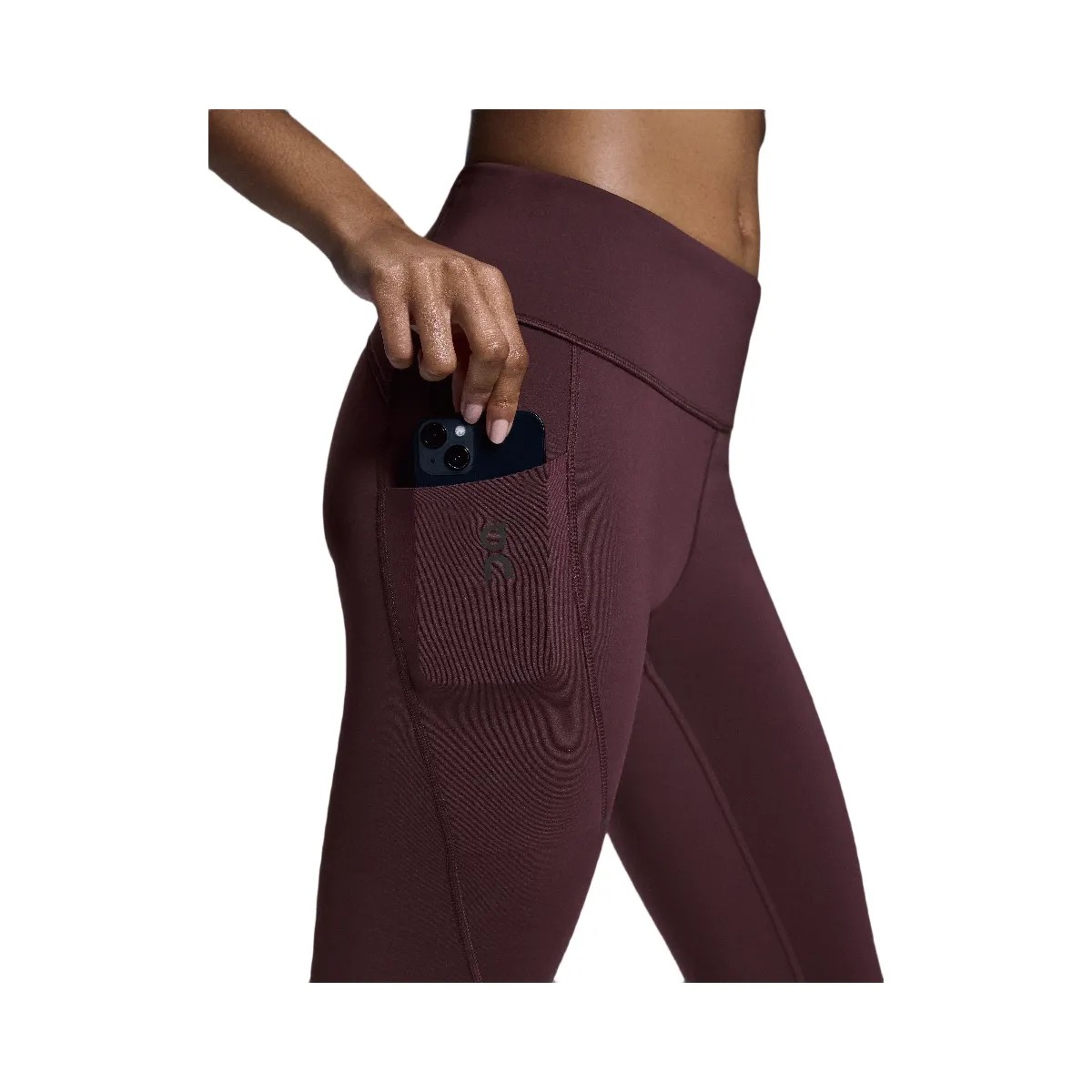 On Performance Tights 7/8 Mulberry  - HypeFly India View 5