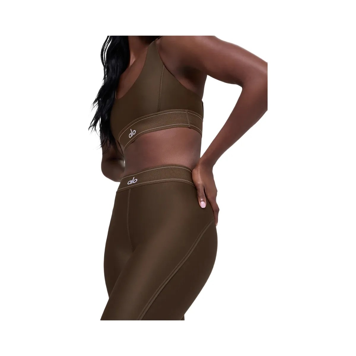 Alo Women's Airlift Suit Up Bra - Espresso - HypeFly India View 3