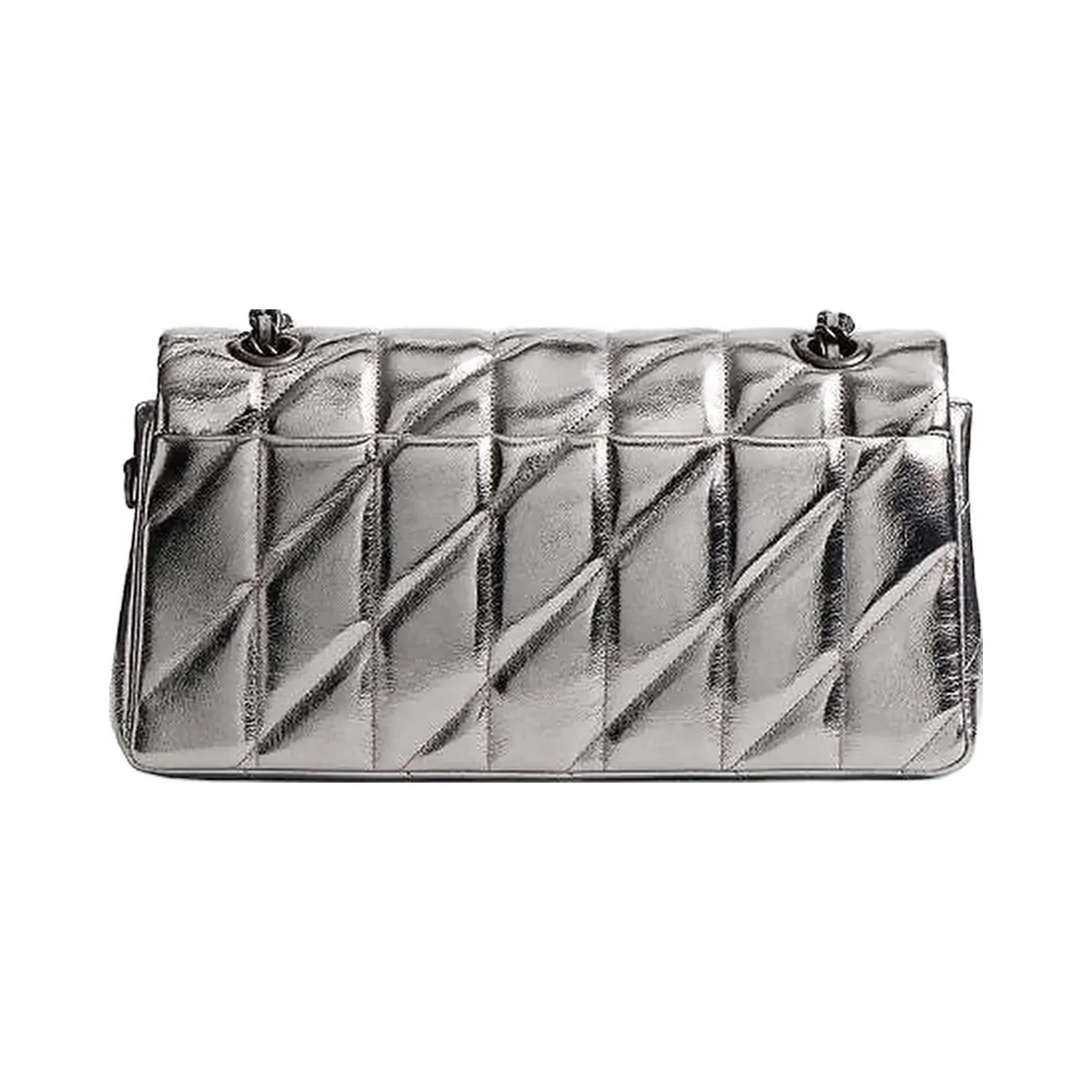 Coach Tabby Shoulder Bag 26 With Quilting Pewter-Anthracite - HypeFly India View 3