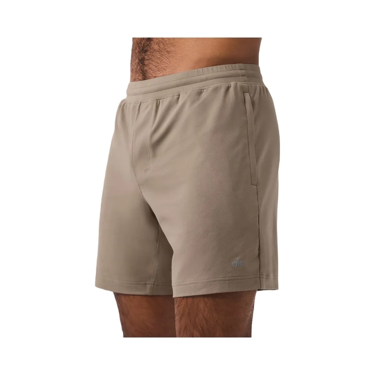 Alo Men's 7" Conquer React Performance Short - Gravel - HypeFly India View 3