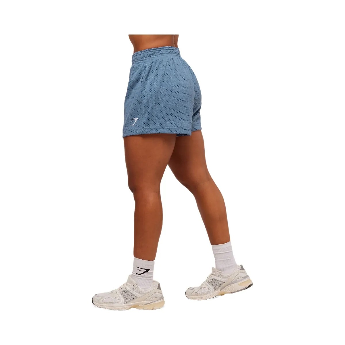 Gymshark Lifting Club Mesh Shorts - Worn Blue - HypeFly India View 2