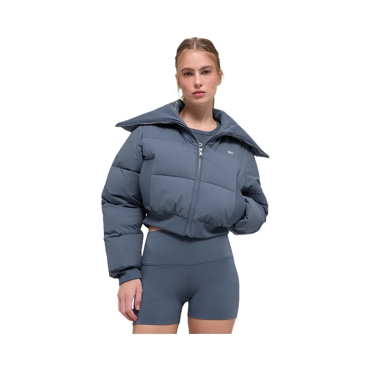 Alo Women's Captivate Puffer - Bluestone - HypeFly India View 1