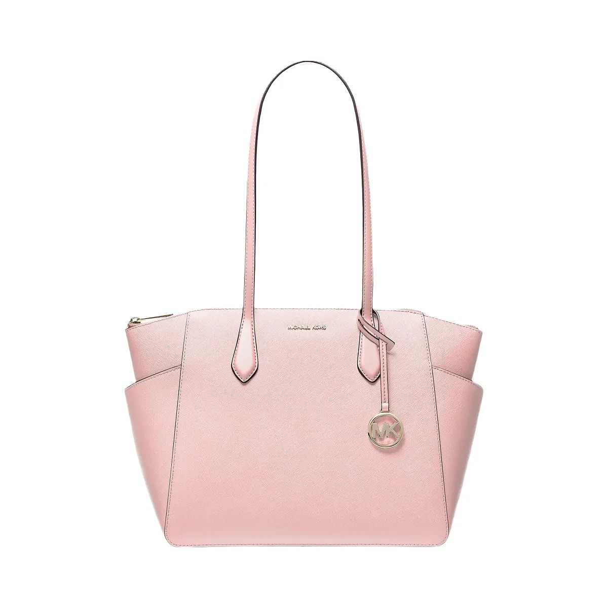 Michael Kors Marilyn Medium Saffiano Leather Tote Bag Powder Blush - HypeFly India View 1