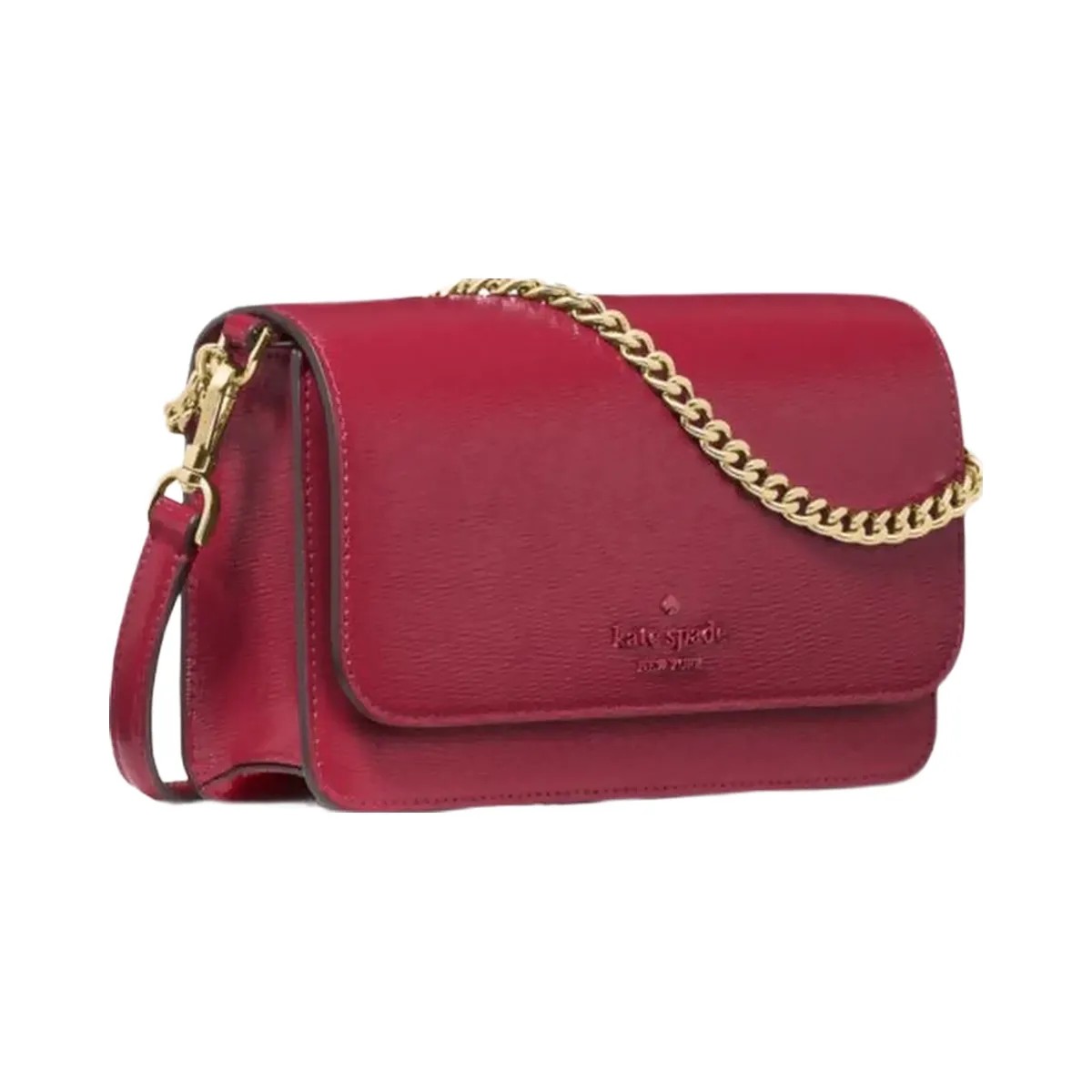 Kate Spade Madison Willow Mini Flap Crossbody Red Jam - HypeFly India View 2