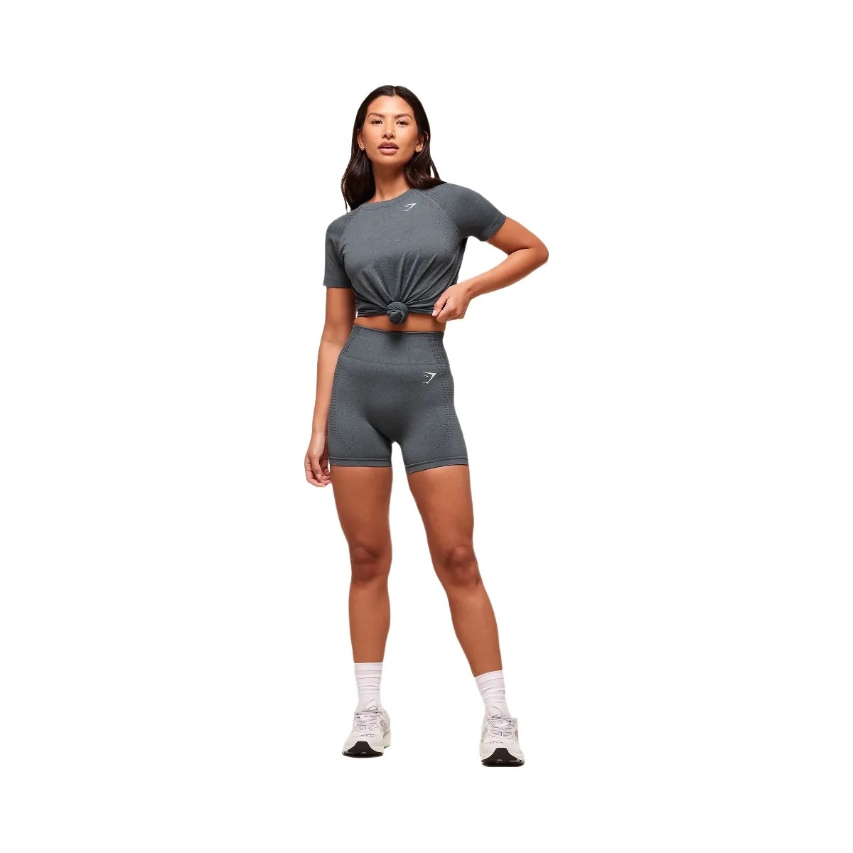 Gymshark Vital Light T-Shirt - Strong Grey/ Marl - HypeFly India View 6