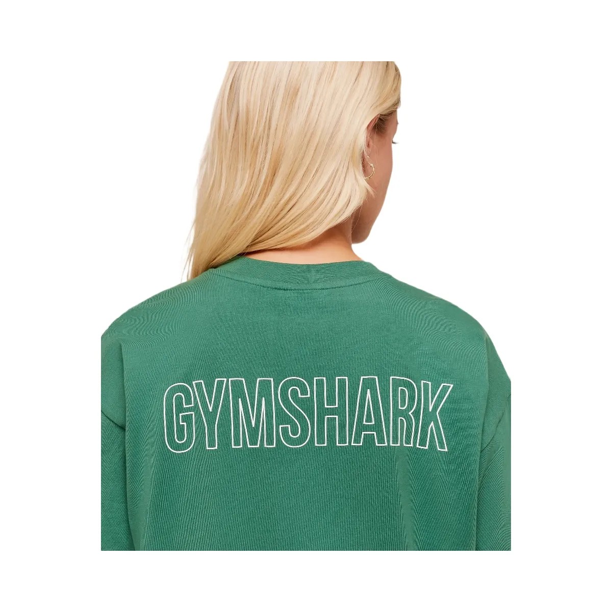 Gymshark Trace Graphic Oversized T-Shirt - Lift Green - HypeFly India View 5
